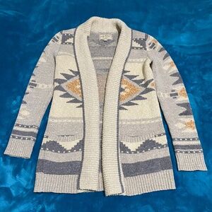Lucky Brand Southwestern Aztec Cardigan – Size Large
